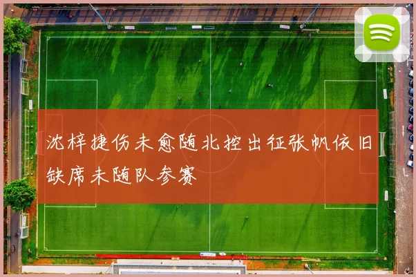 沈梓捷伤未愈随北控出征张帆依旧缺席未随队参赛